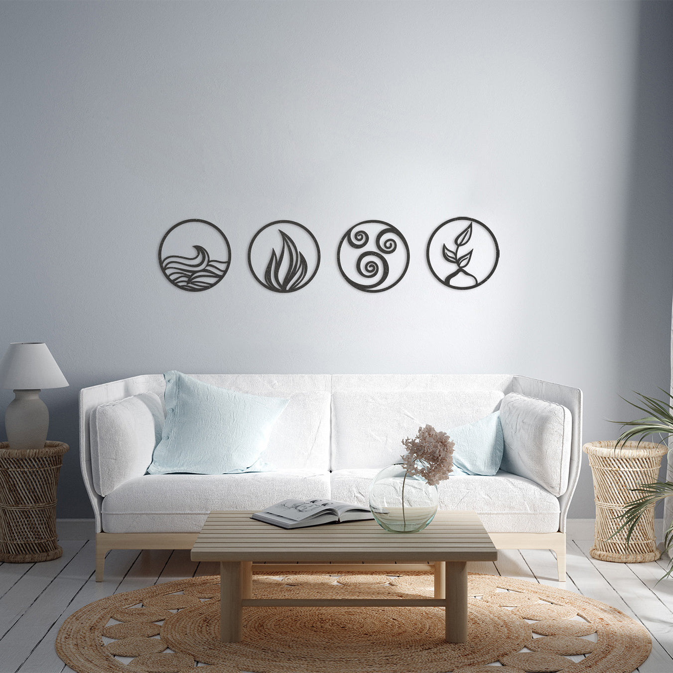 Wanddecoratie | 4 elementen