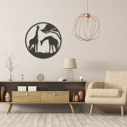 Wanddecoratie dieren | Giraffe