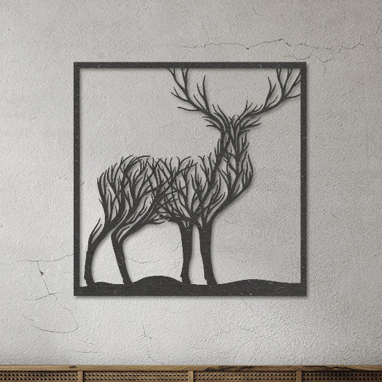 Wanddecoratie dieren | Hert van takken