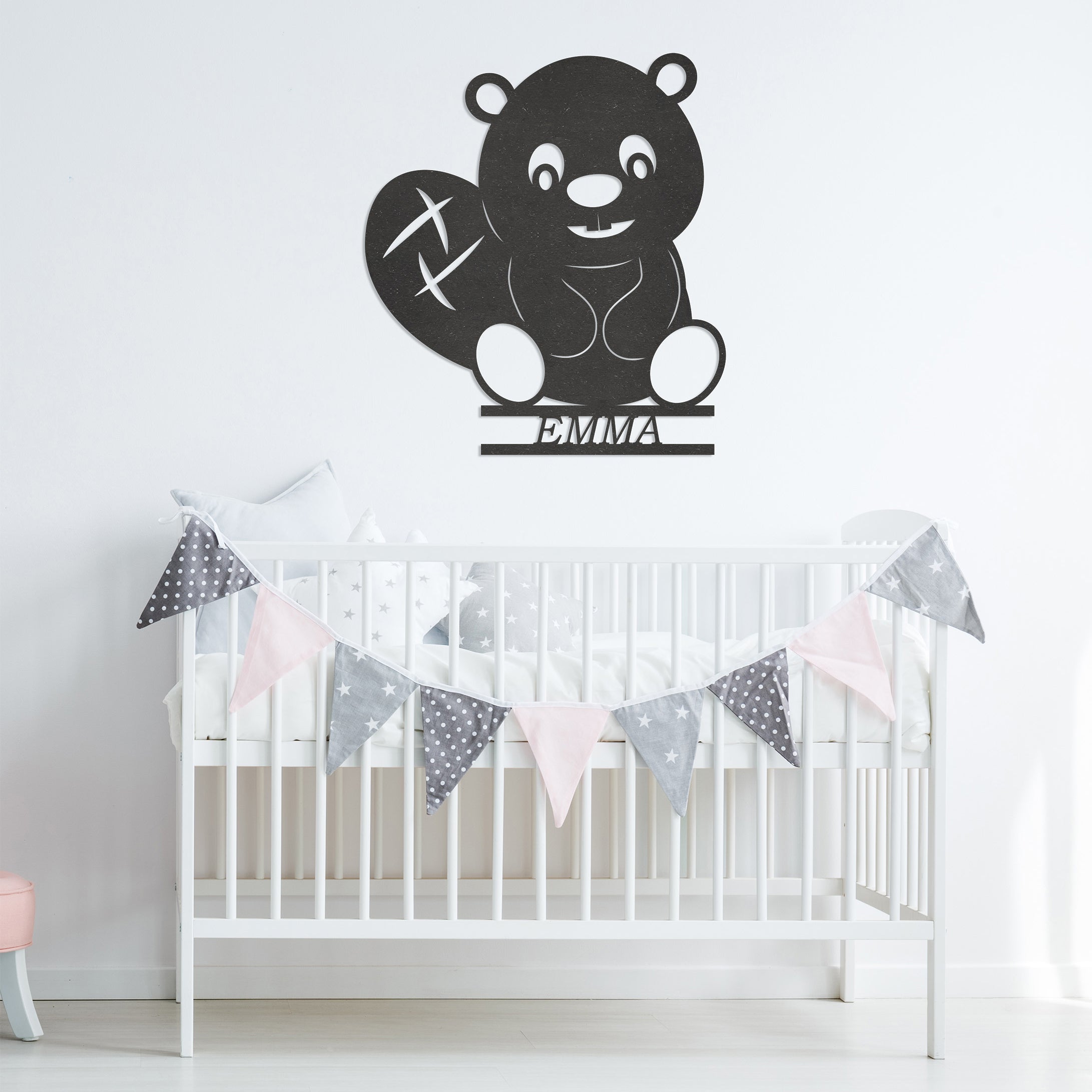 Wanddecoratie kinderen | Bever