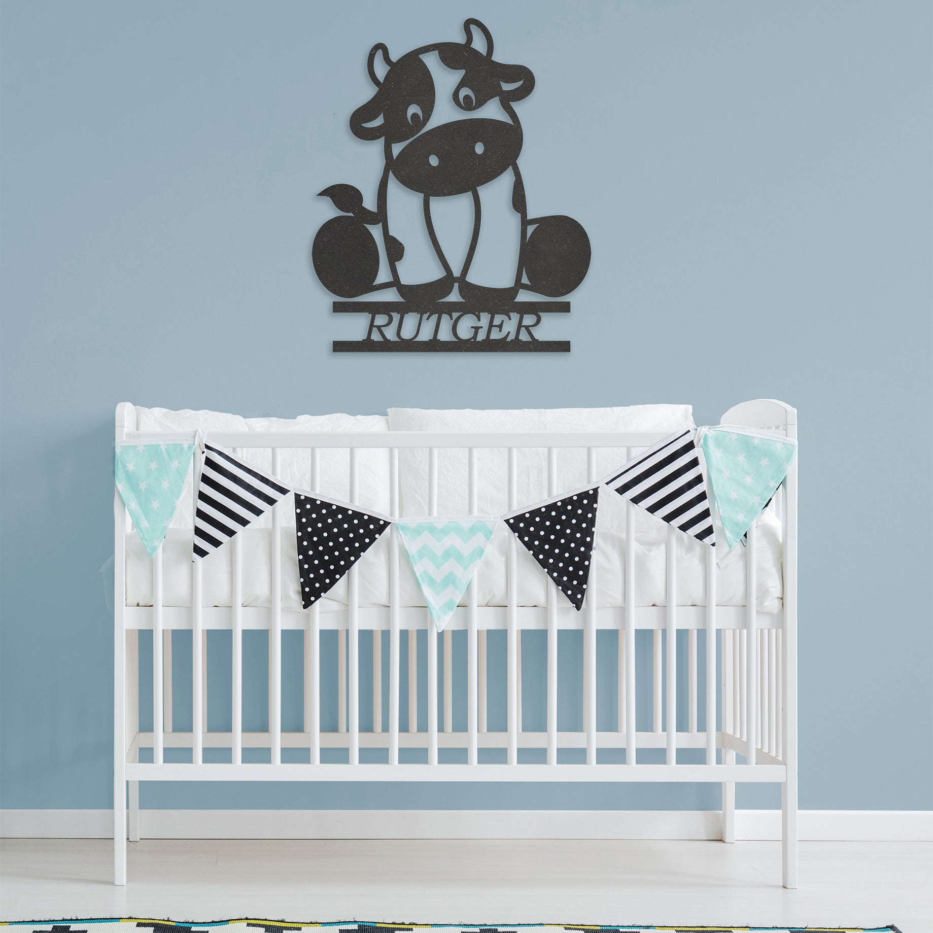 Wanddecoratie kinderen | Koe
