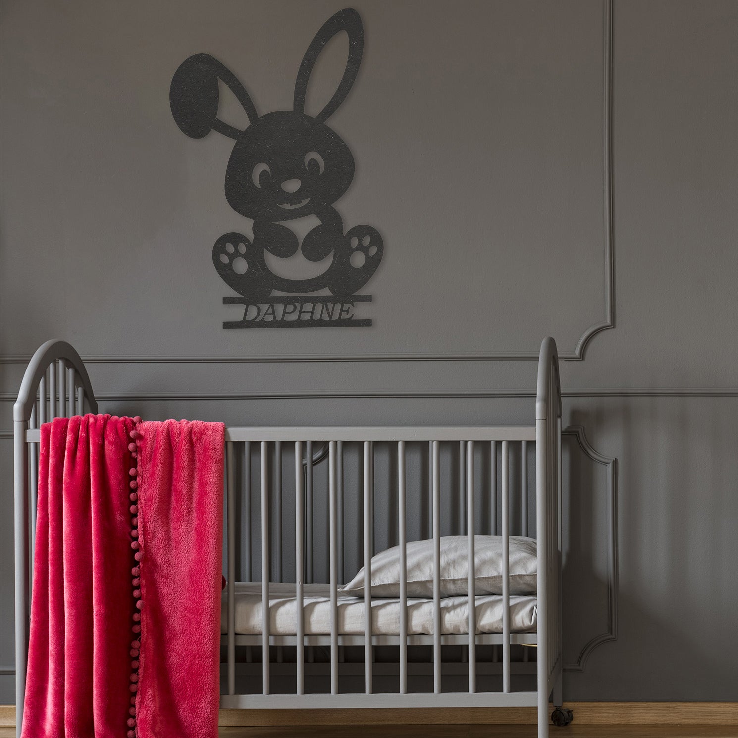 Wanddecoratie kinderen | konijn
