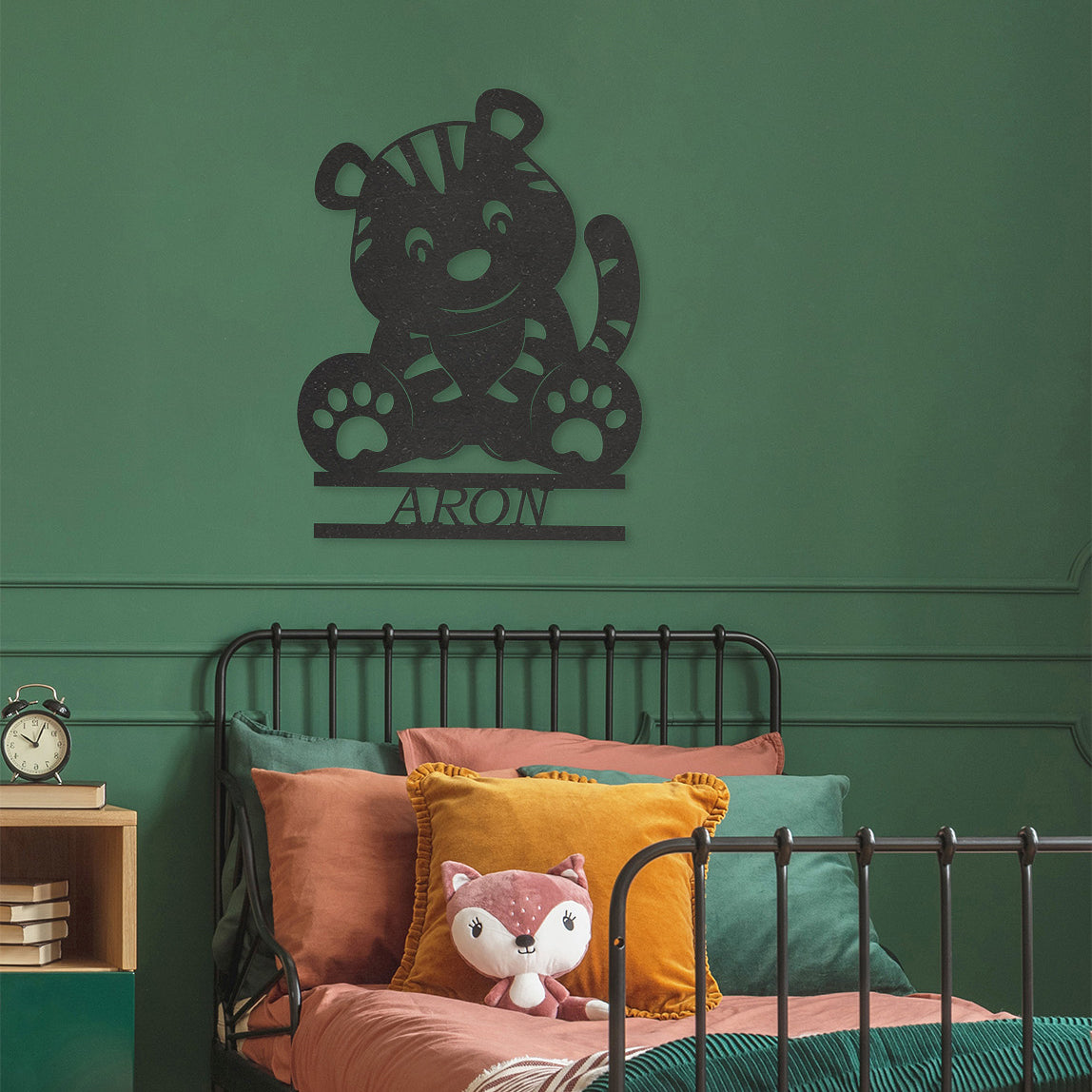 Wanddecoratie kinderen | Tijgertje