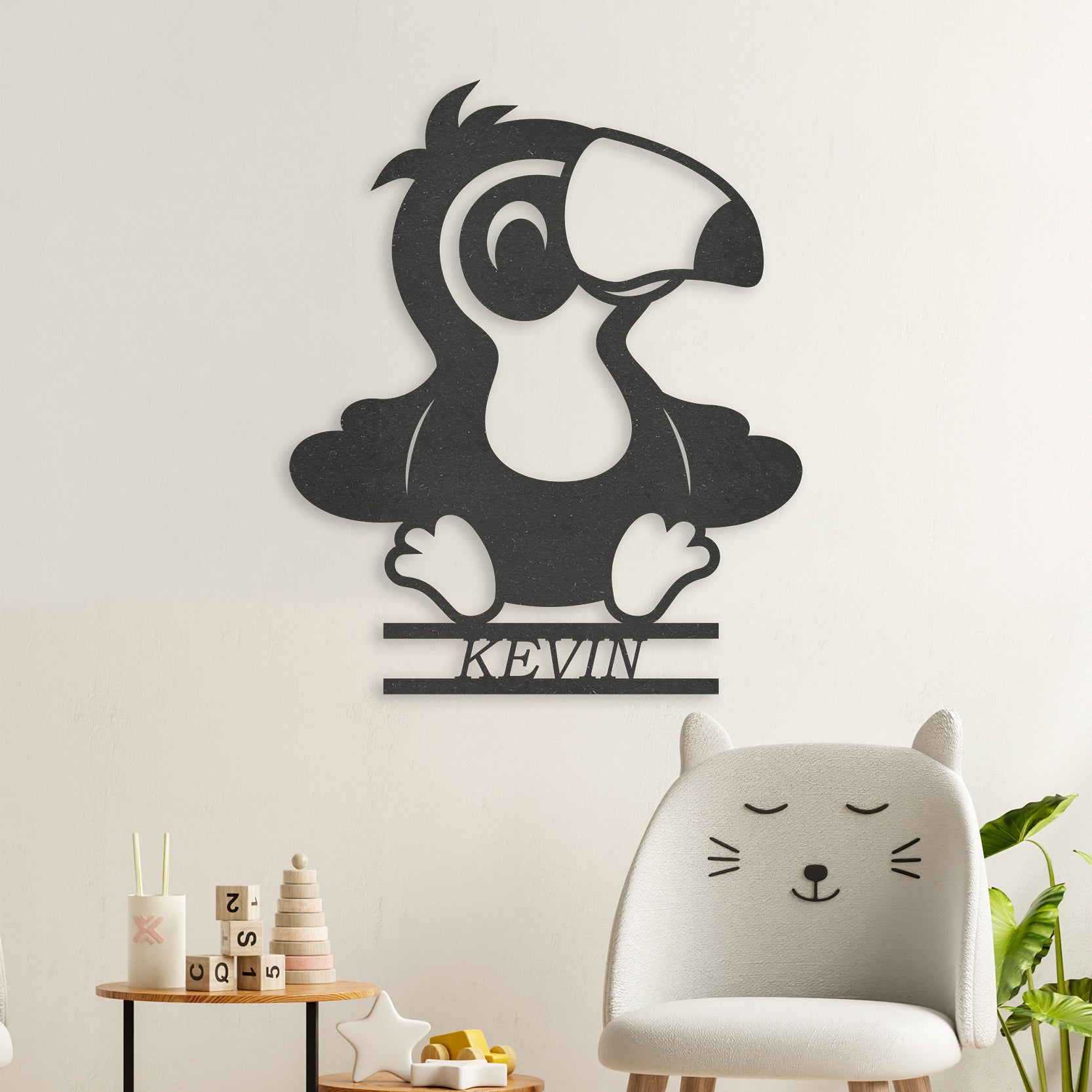 Wanddecoratie kinderen | Toucan