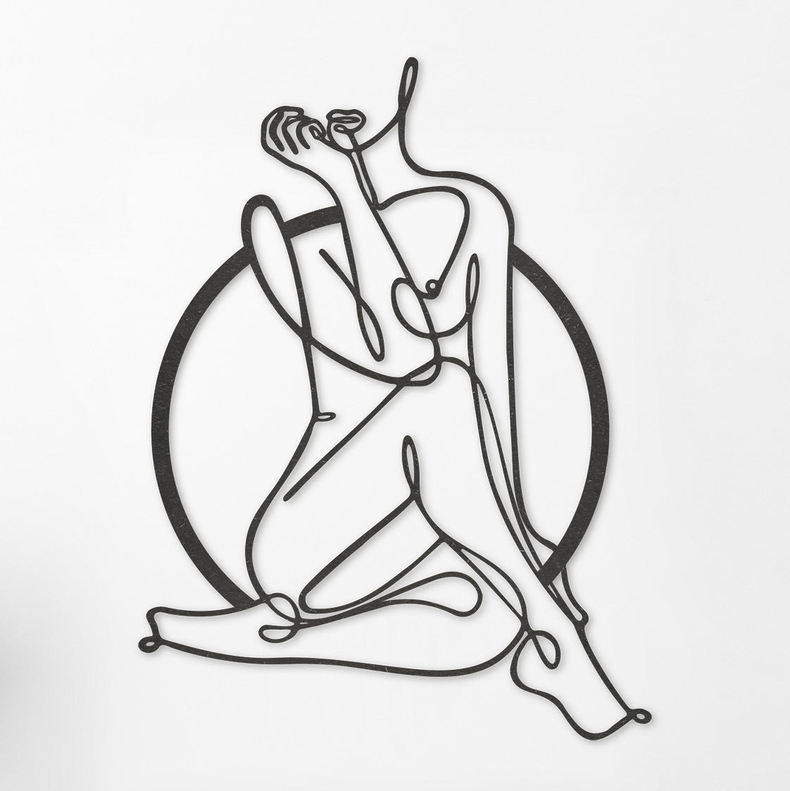 Wanddecoratie | woman in circle