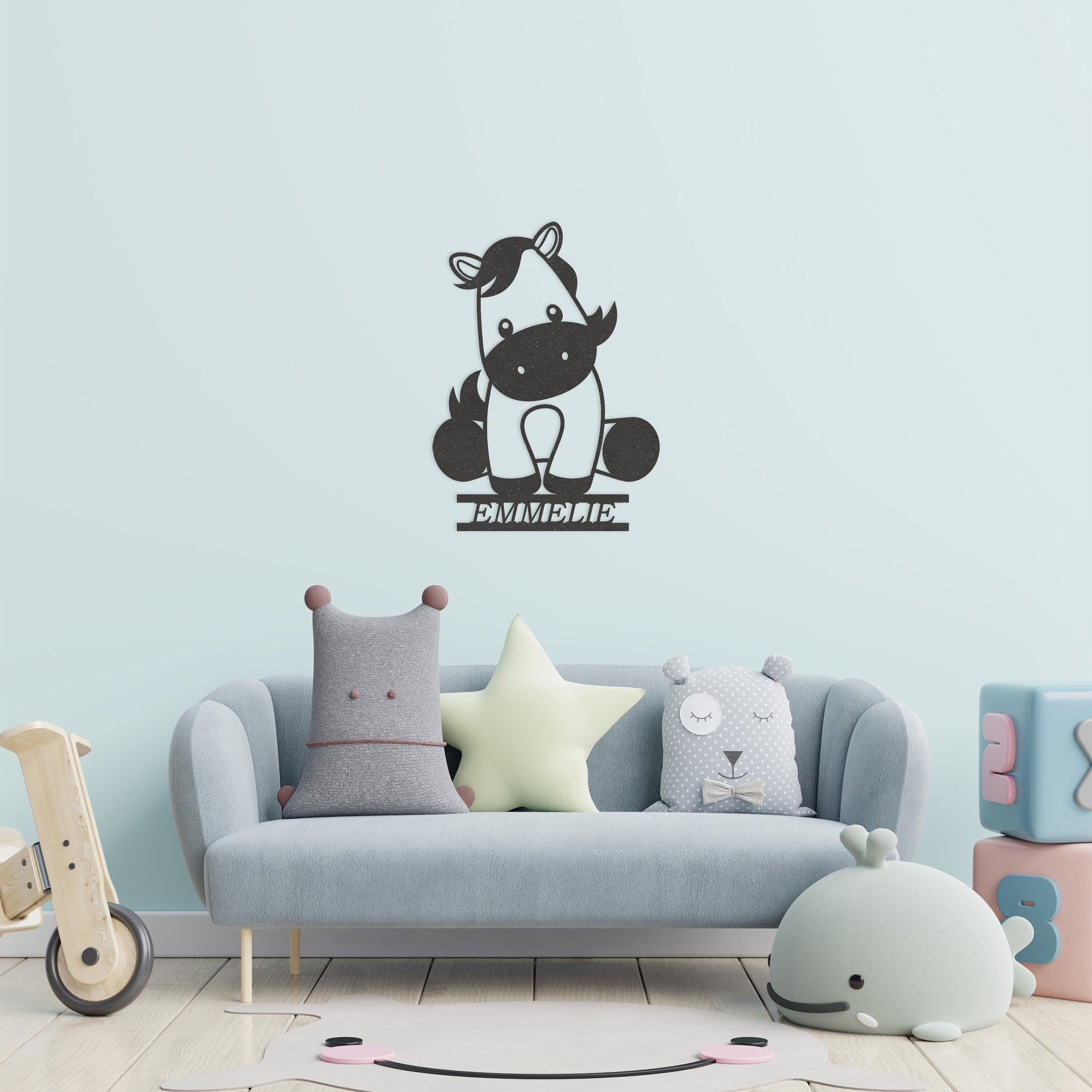 Wanddecoratie kinderen | Paard