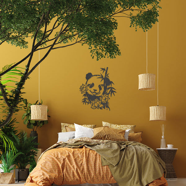 Wanddecoratie dieren | Panda