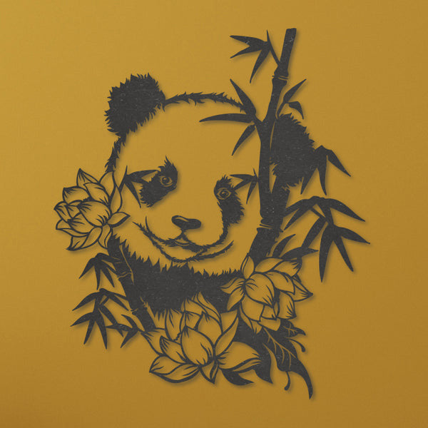 Wanddecoratie dieren | Panda
