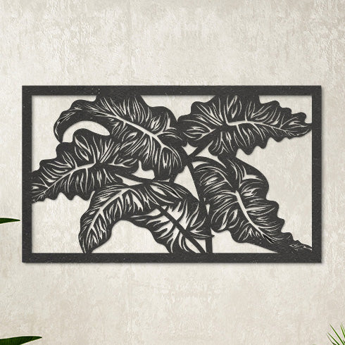 Wanddecoratie | Bladeren in frame 3