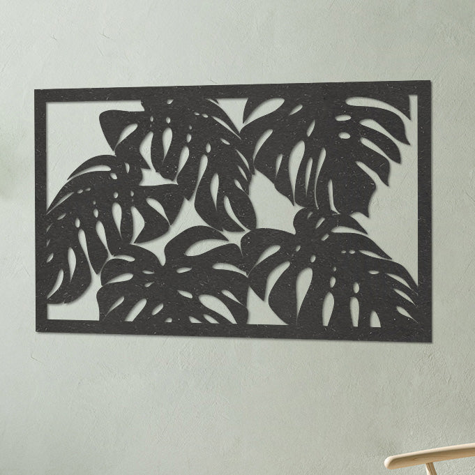Wanddecoratie | Bladeren in frame 2