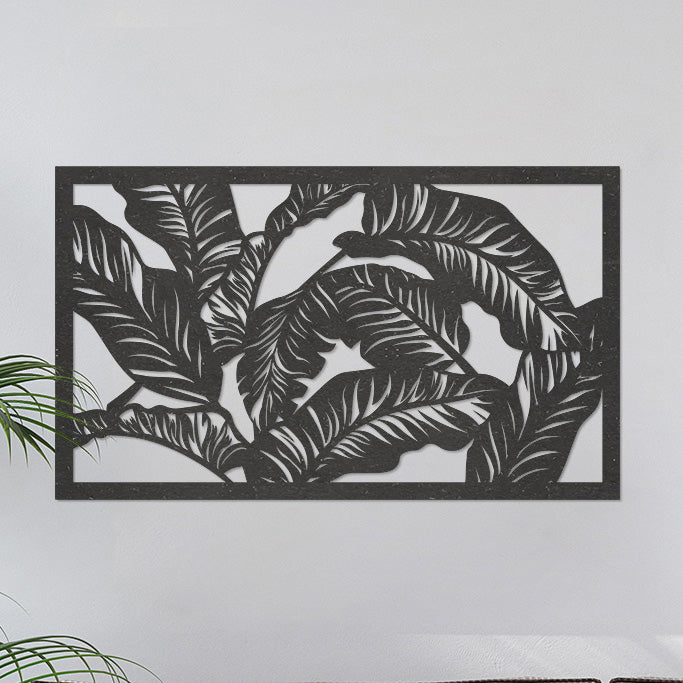 Wanddecoratie | Bladeren in frame 4