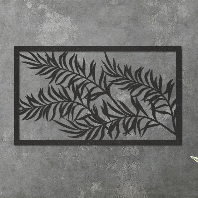 Wanddecoratie | Bladeren in frame 1