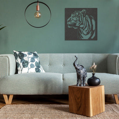 Wanddecoratie | Tijger in frame