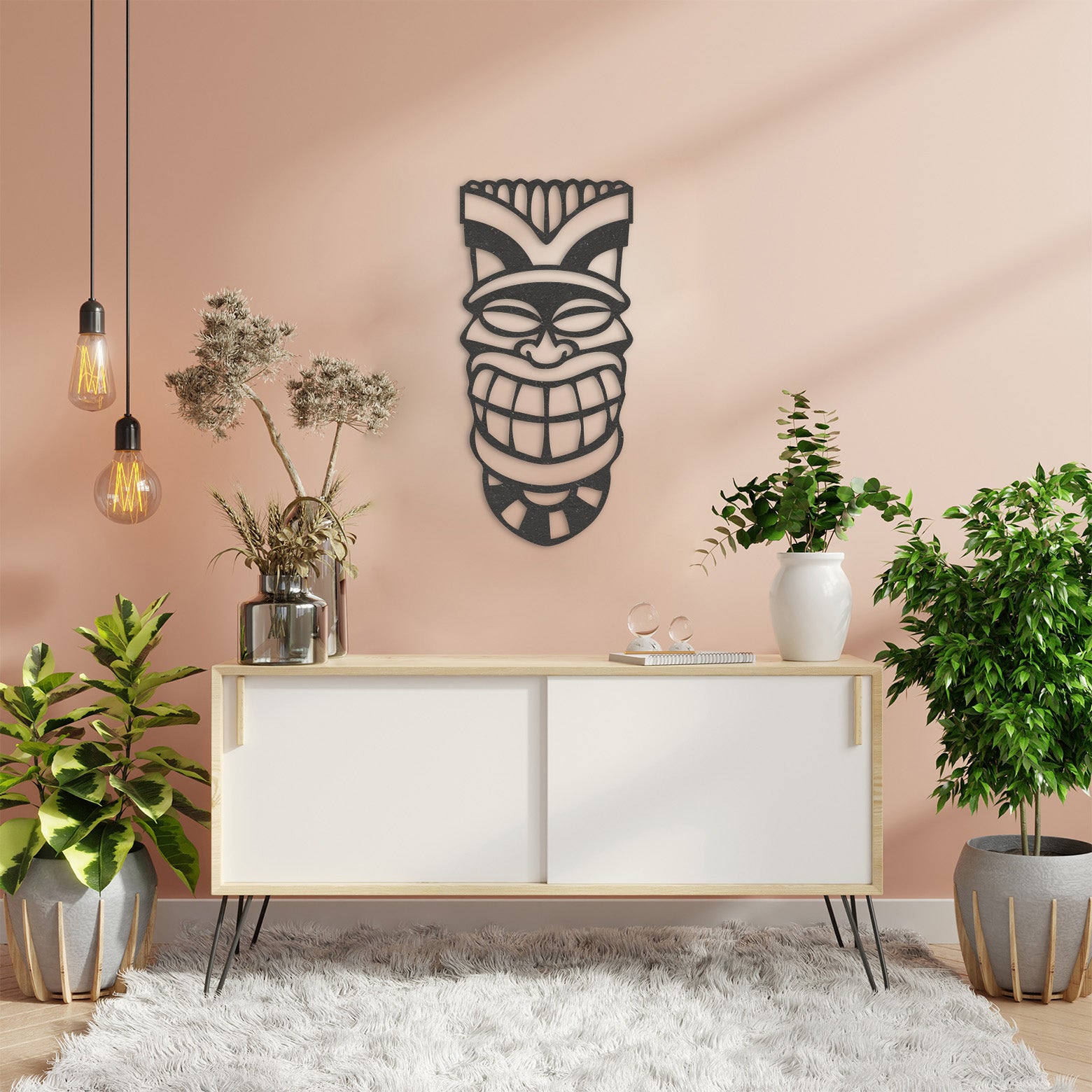 Wanddecoratie | Tiki masker