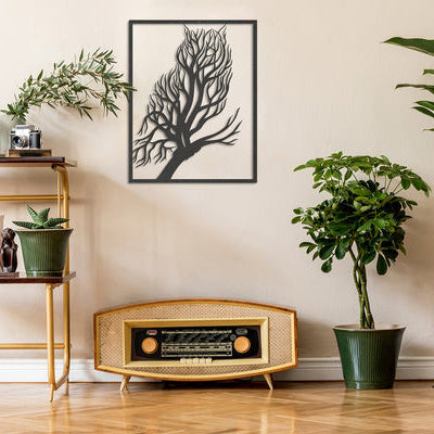 Wanddecoratie | Uil van takken
