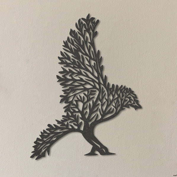 Wanddecoratie dieren | Vogel van takken