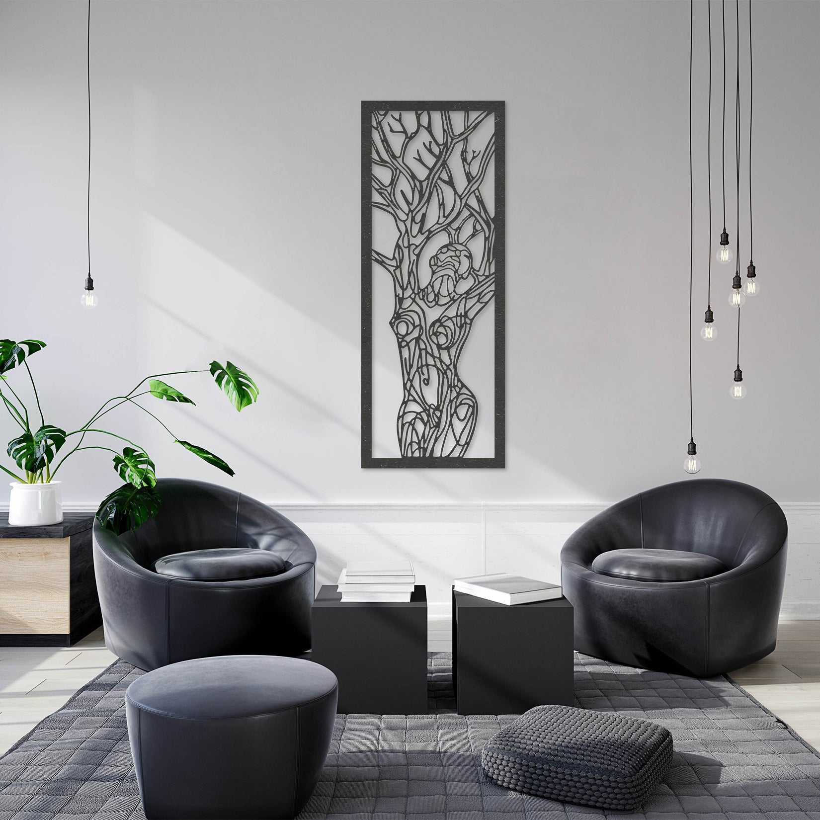 Wanddecoratie | Vrouw van takken