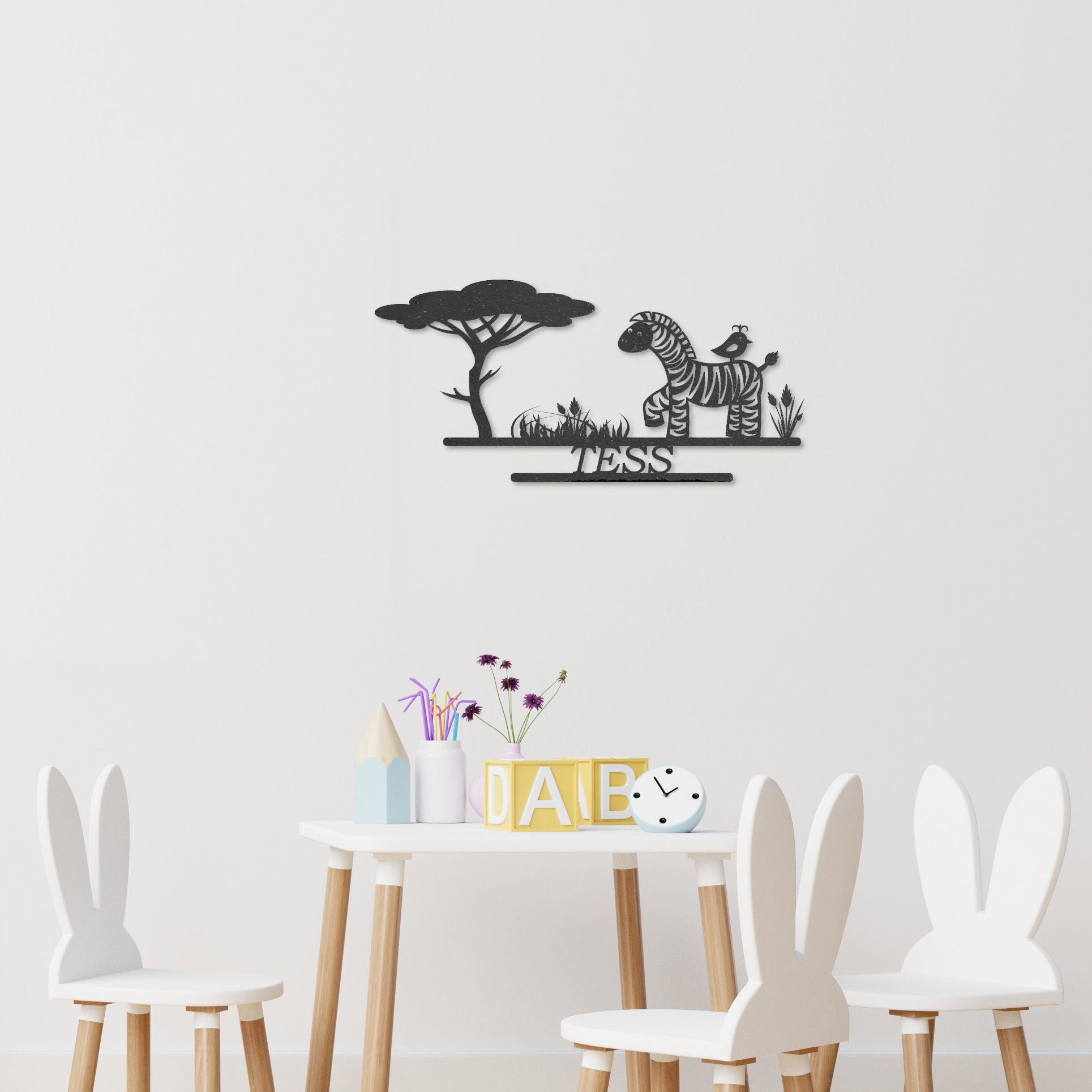 Wanddecoratie kinderen | Zebra