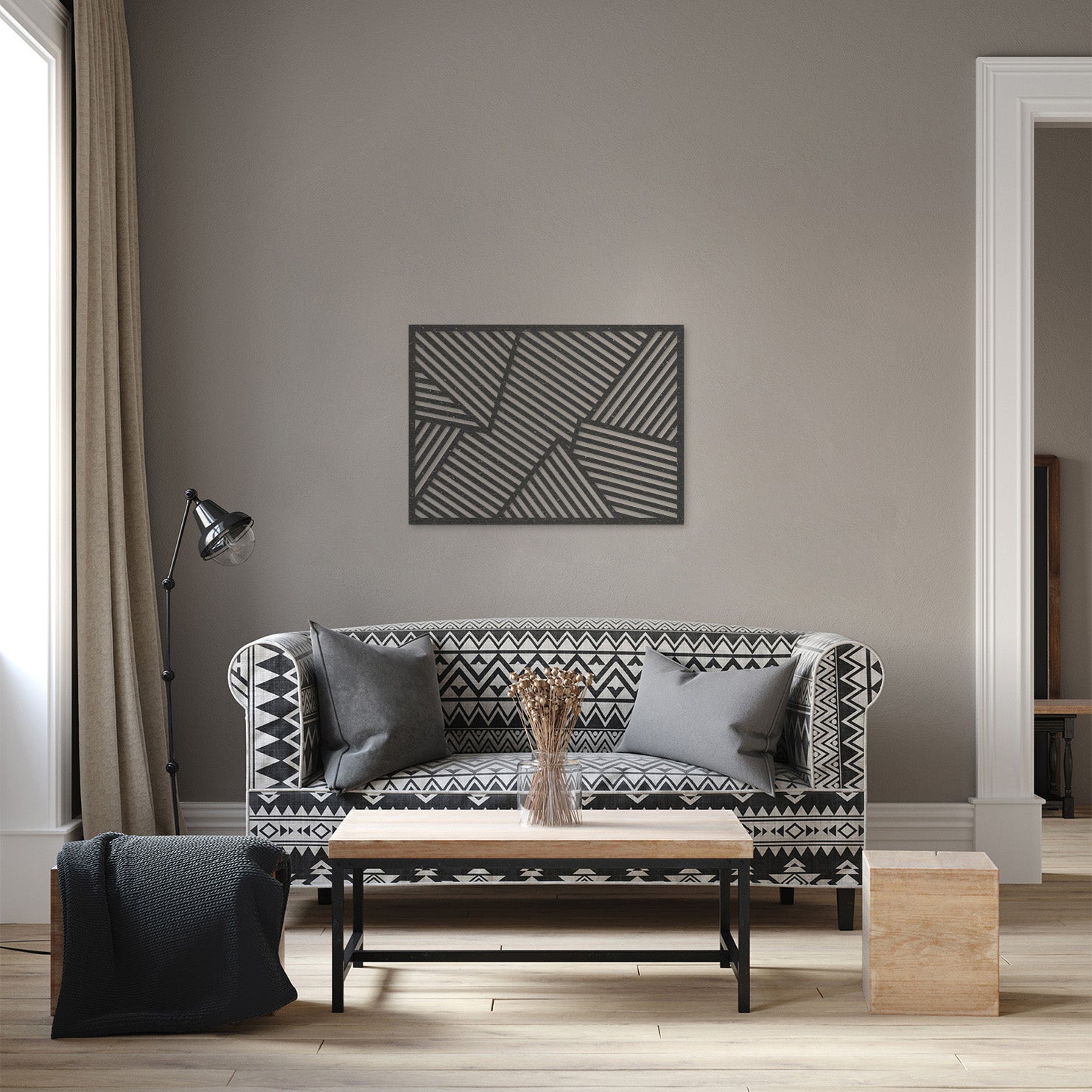 Wanddecoratie | Geometrisch luik 5