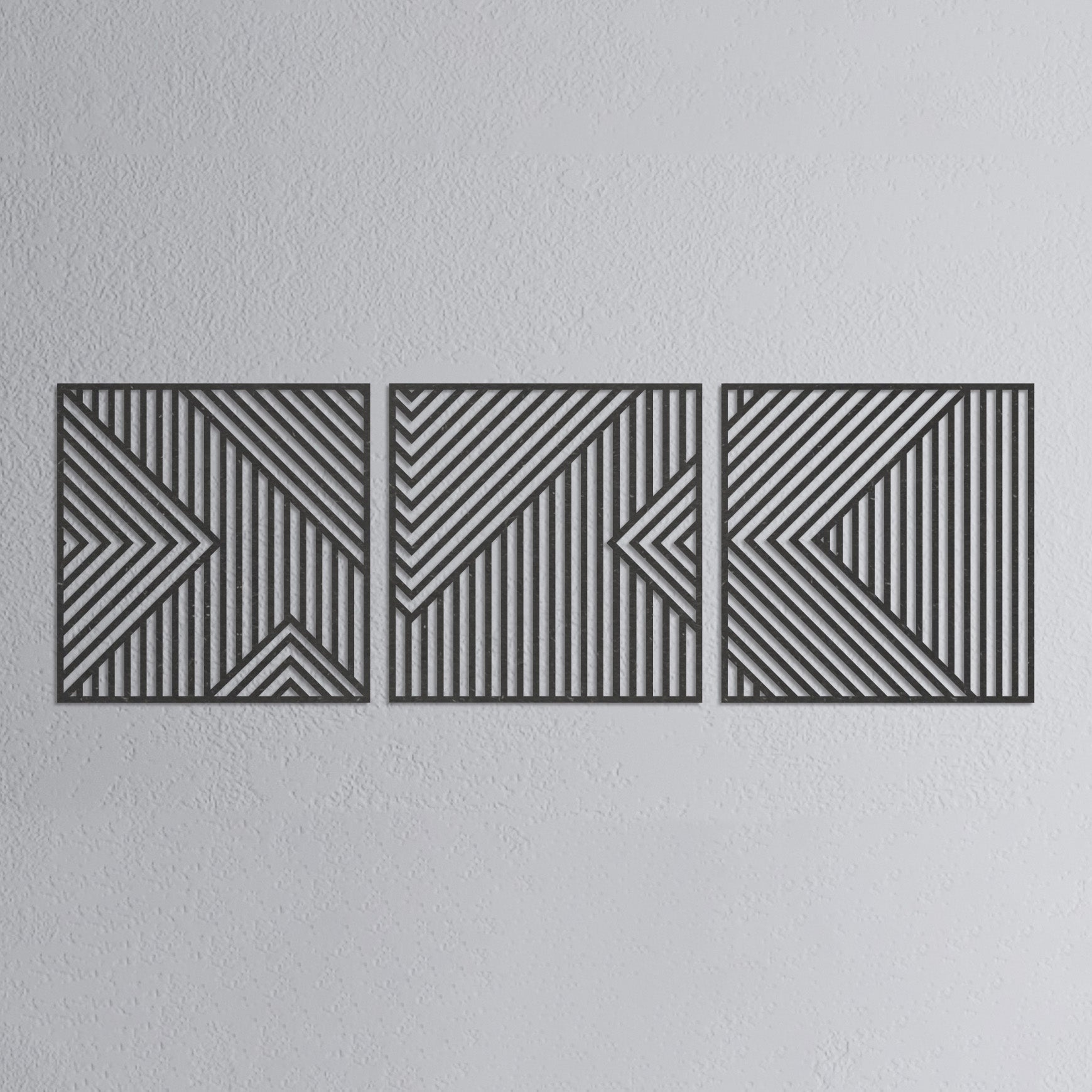 Wanddecoratie | Geometrisch 3-luik