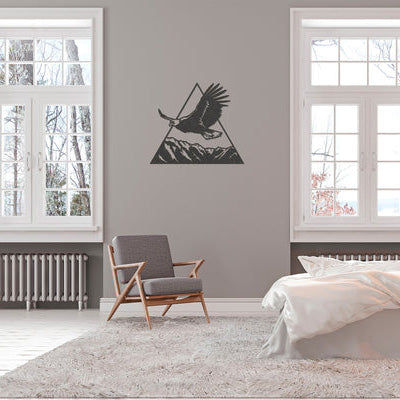 Wanddecoratie dieren | Adelaar driehoek