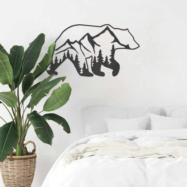 Wanddecoratie dieren | Beer