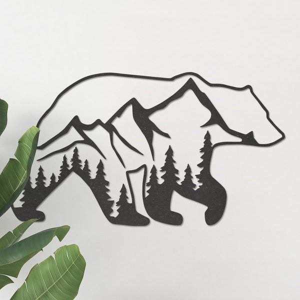 Wanddecoratie dieren | Beer