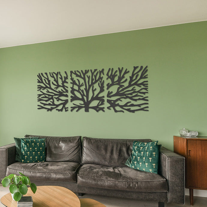 Wanddecoratie | Takken 3-luik