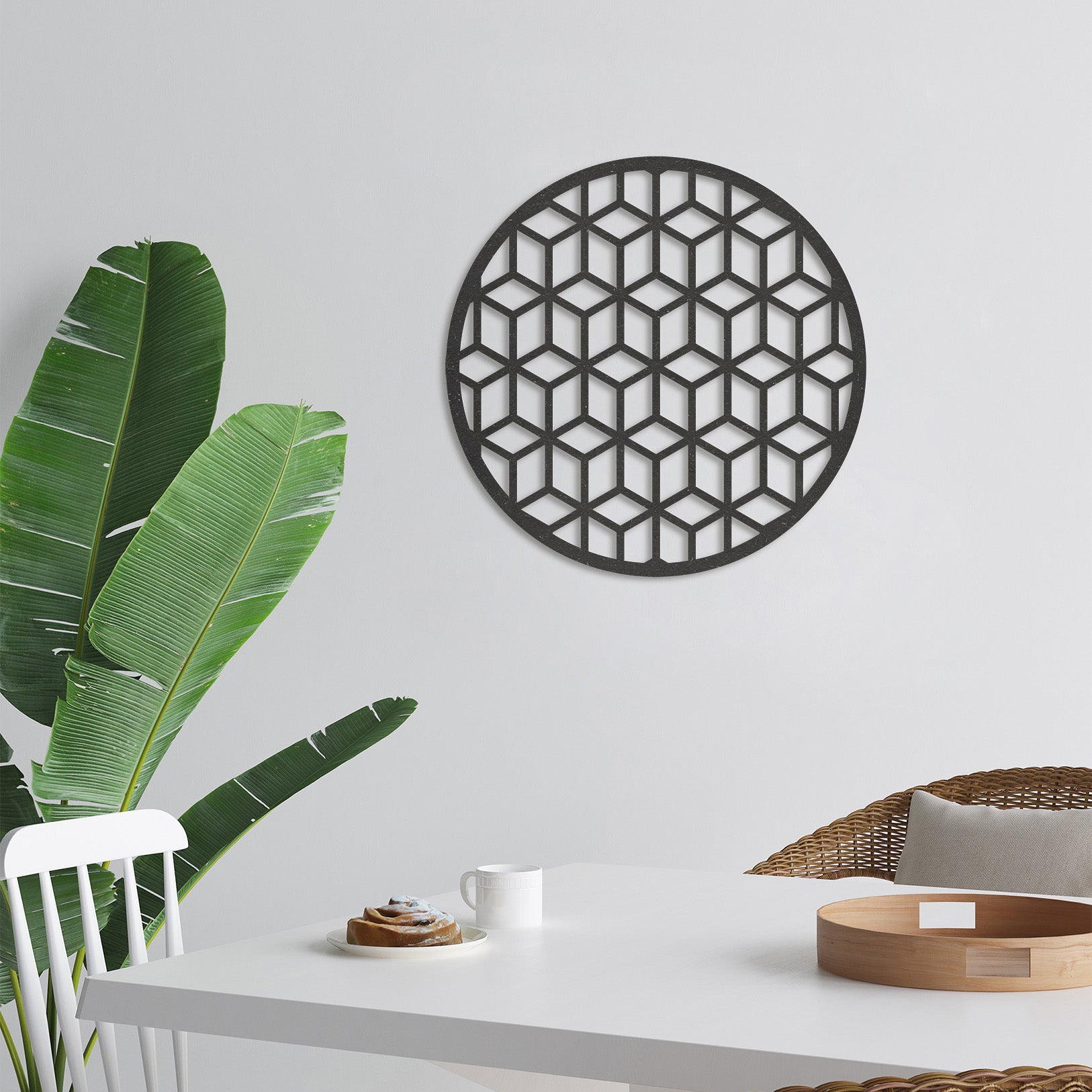 Wanddecoratie | Geometrisch 6 rond