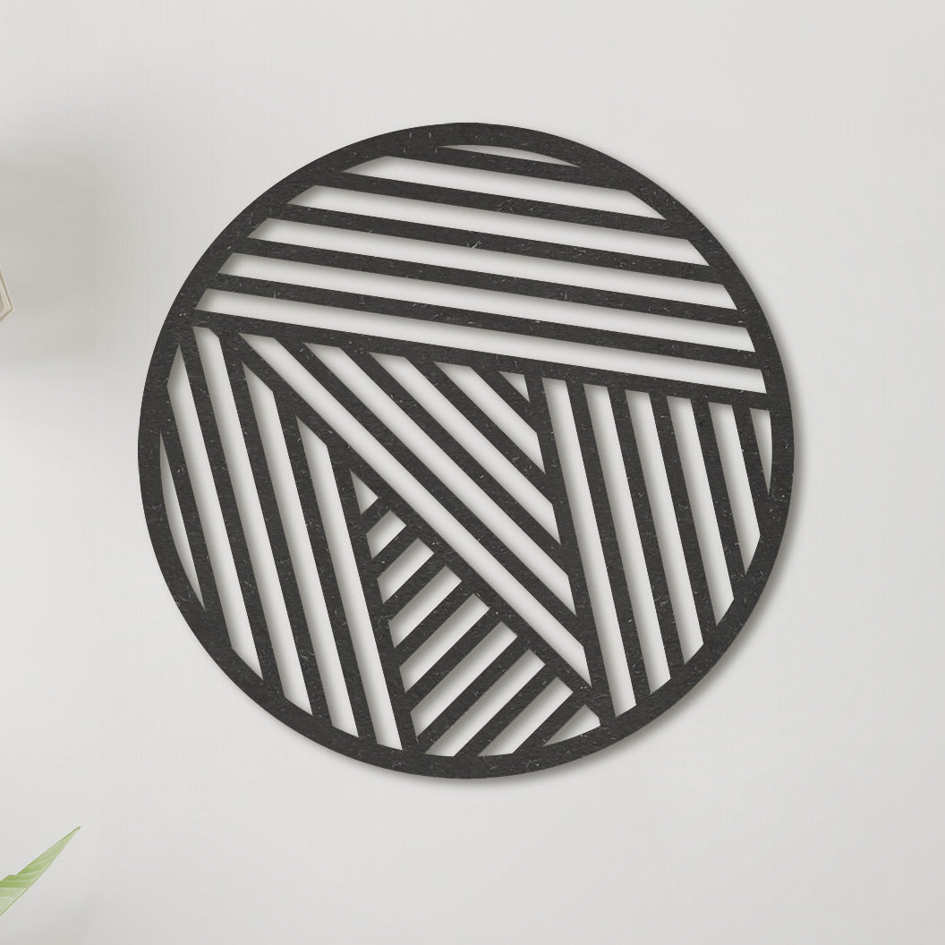 Wanddecoratie | Geometrisch 8 rond