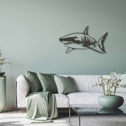 Wanddecoratie dieren | Shark
