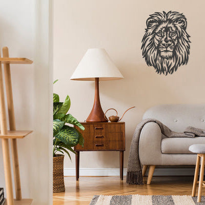 Wanddecoratie dieren | Leeuw