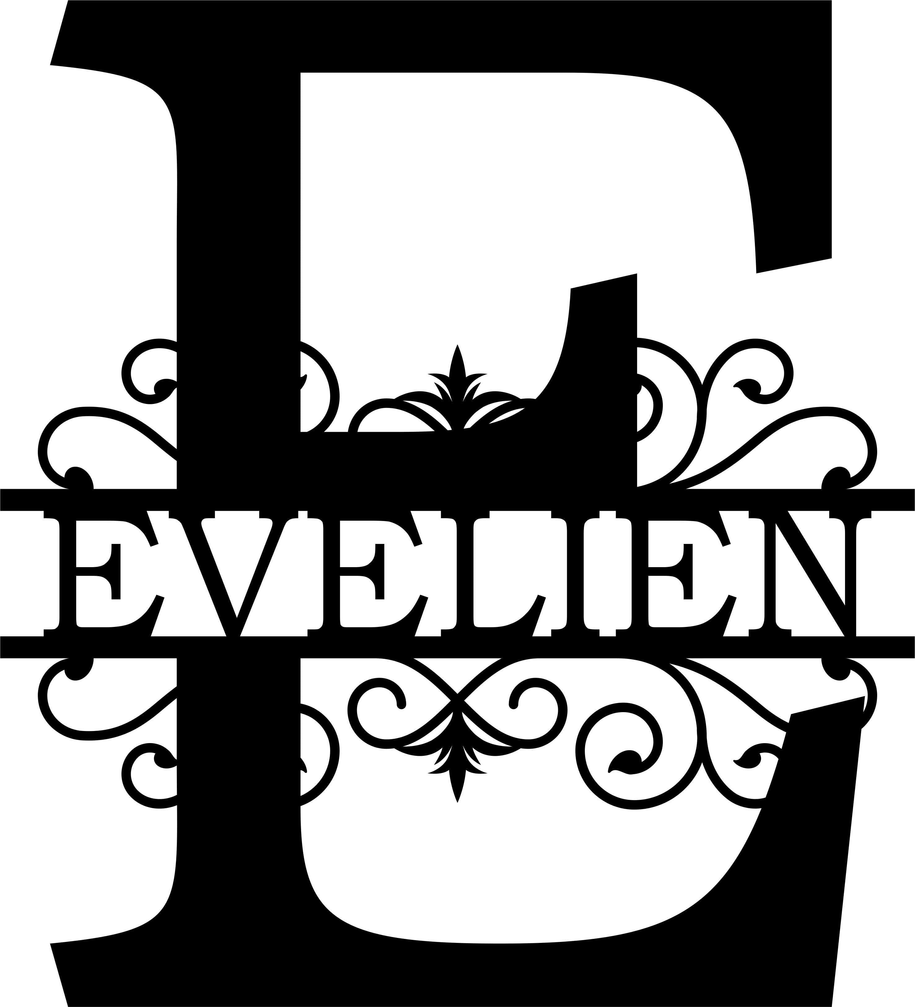 Wanddecoratie | Gepersonaliseerde letters A t/m Z - UniekAanJeMuur.nl