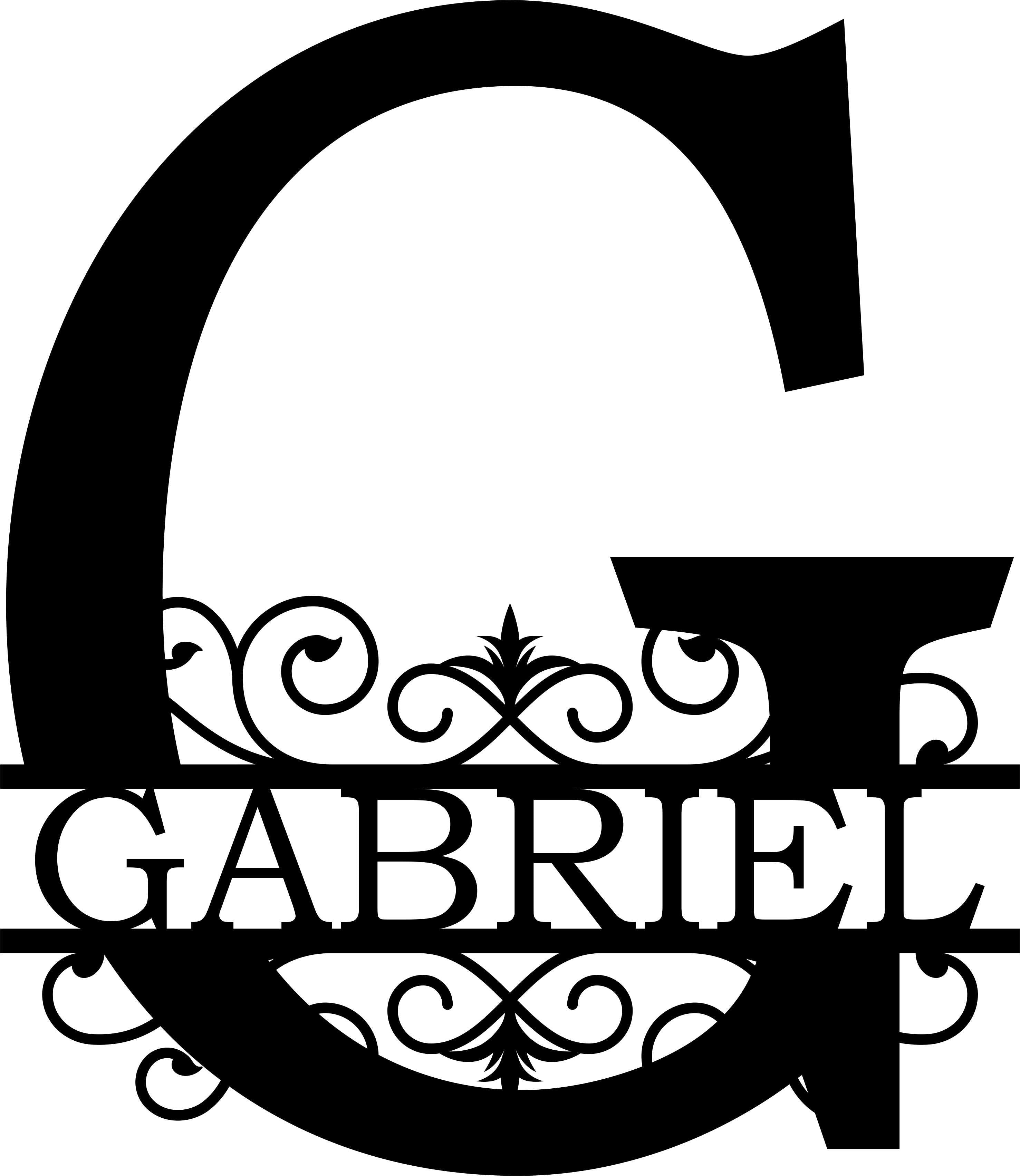 Wanddecoratie | Gepersonaliseerde letters A t/m Z - UniekAanJeMuur.nl