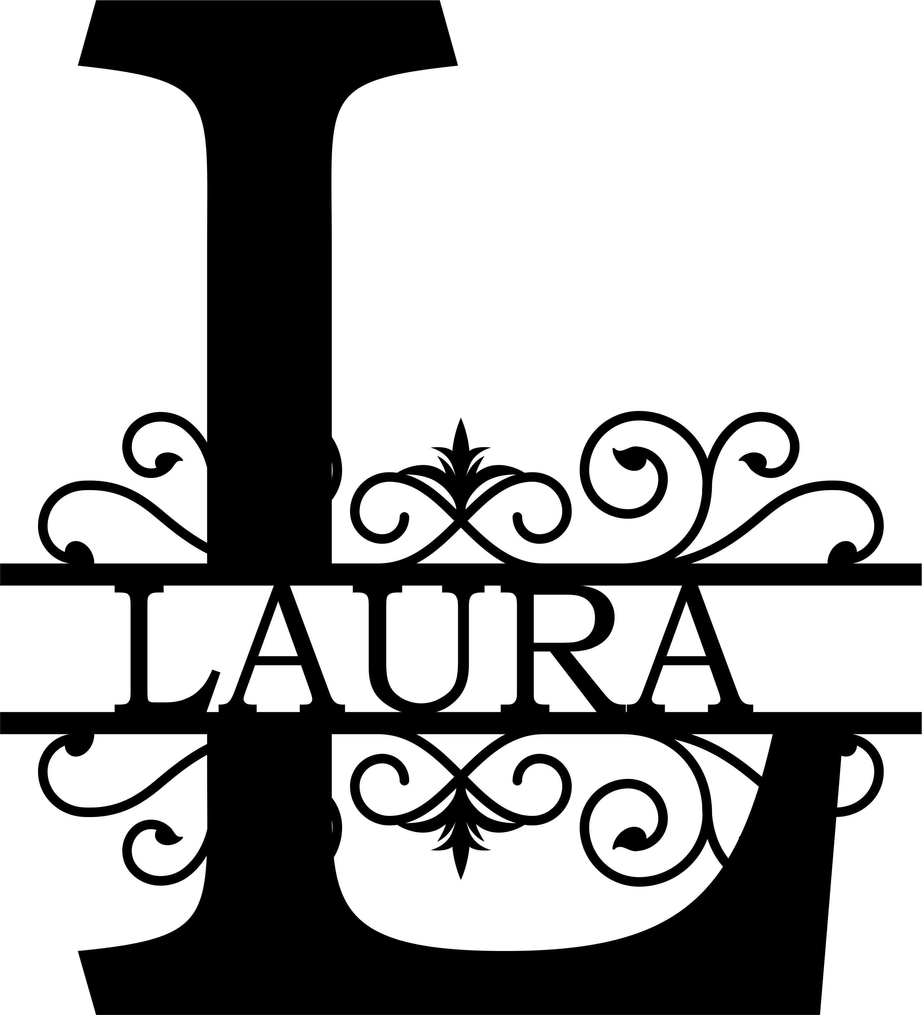 Wanddecoratie | Gepersonaliseerde letters A t/m Z - UniekAanJeMuur.nl