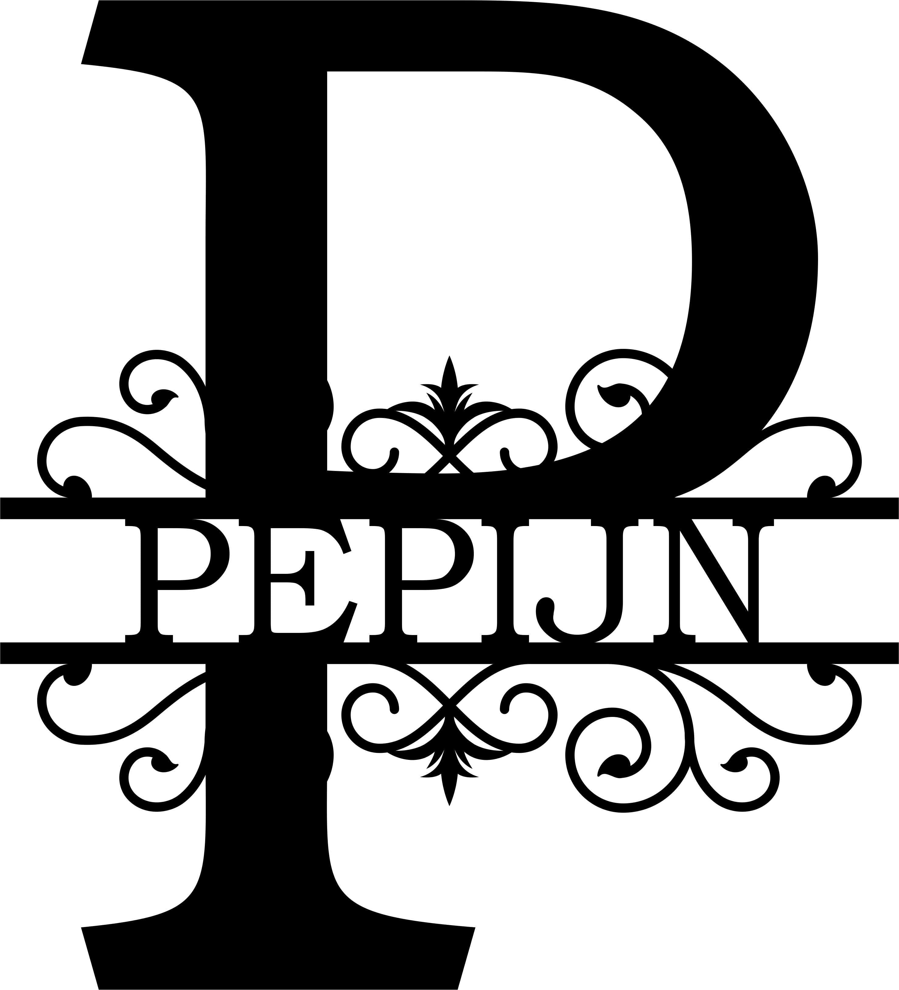 Wanddecoratie | Gepersonaliseerde letters A t/m Z - UniekAanJeMuur.nl