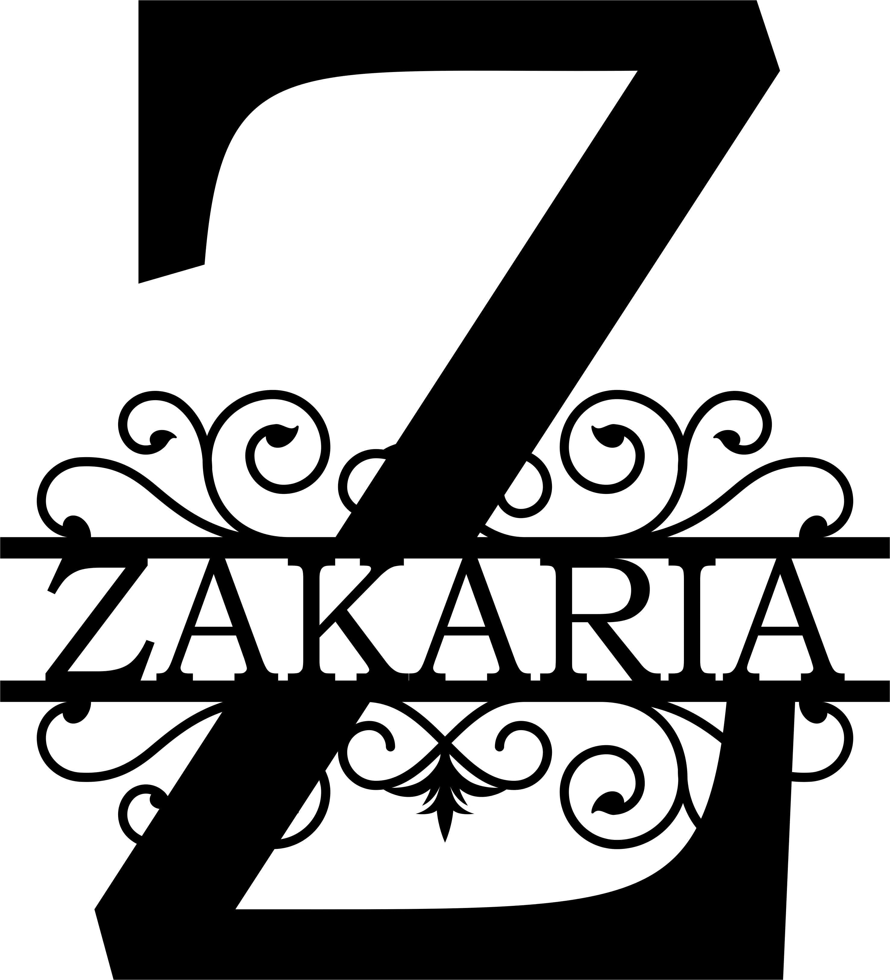 Wanddecoratie | Gepersonaliseerde letters A t/m Z - UniekAanJeMuur.nl