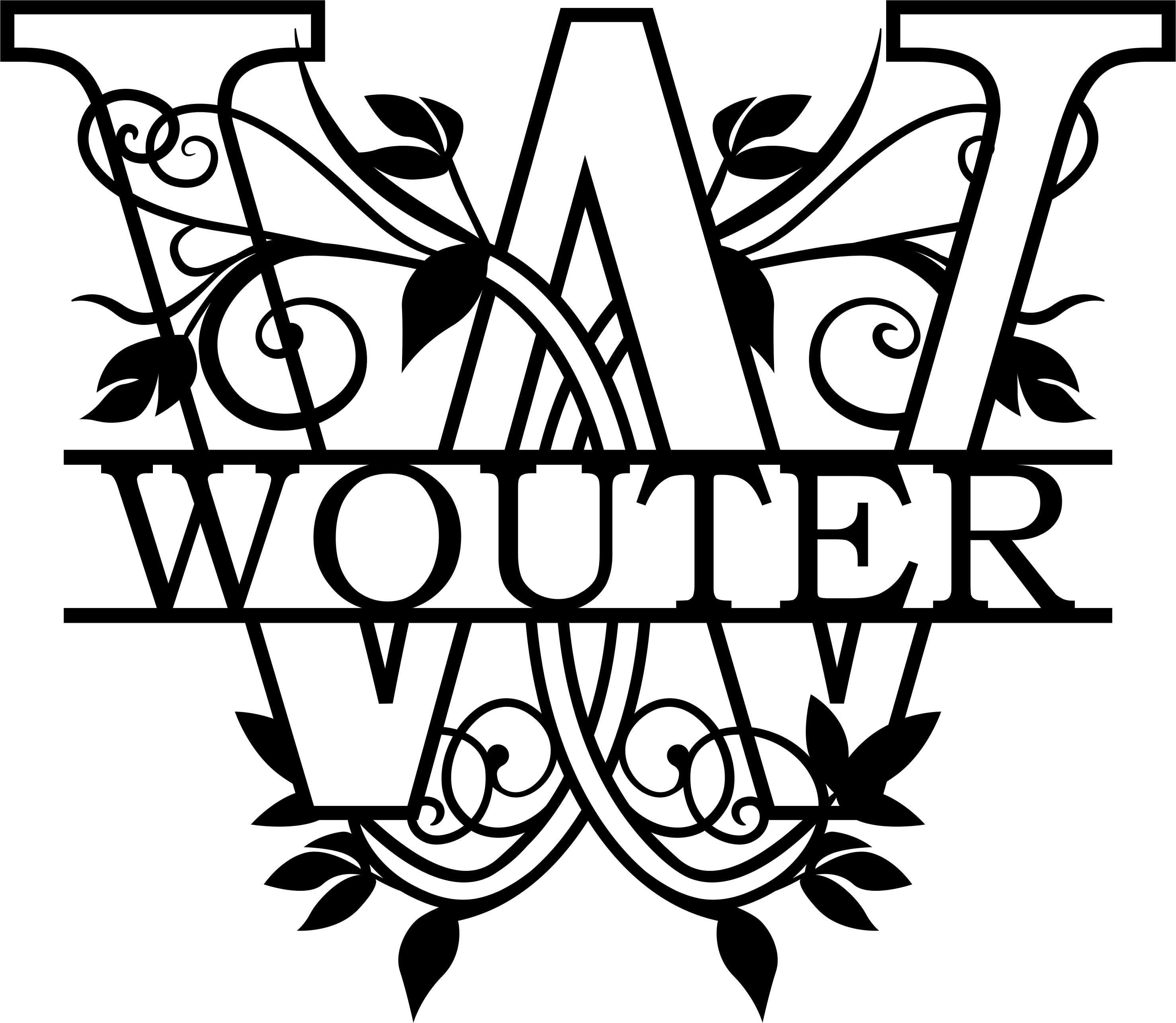 Wanddecoratie | Gepersonaliseerde letters A t/m Z - UniekAanJeMuur.nl