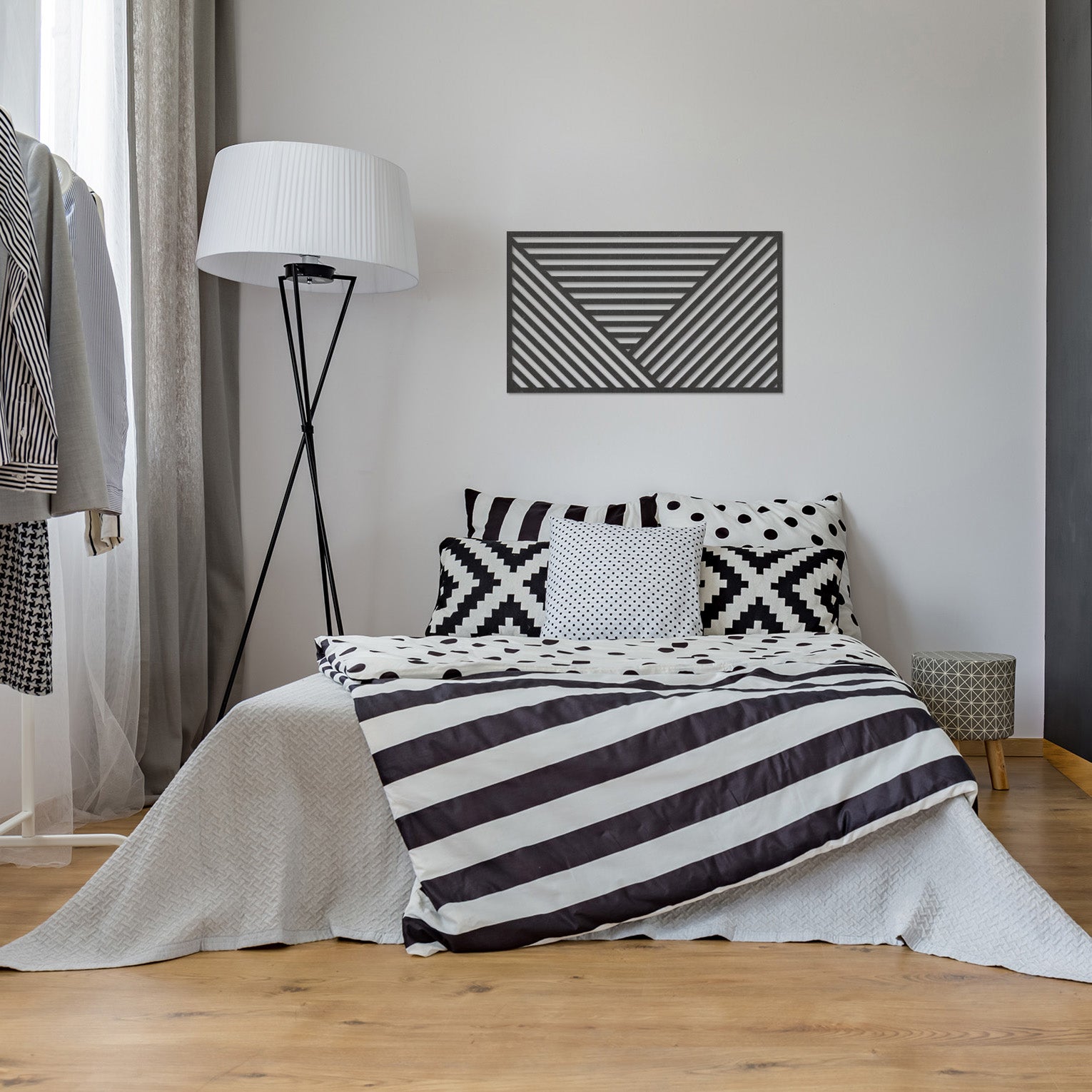 Wanddecoratie | Geometrisch luik 1