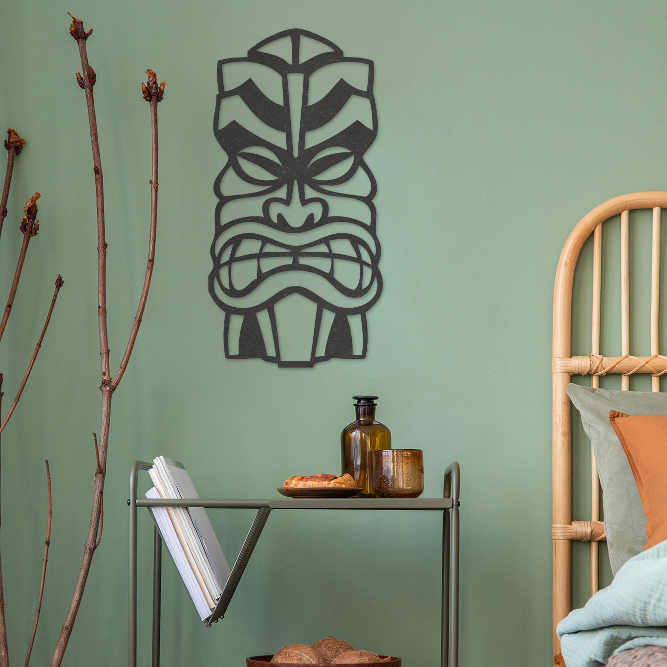 Wanddecoratie | Tiki masker