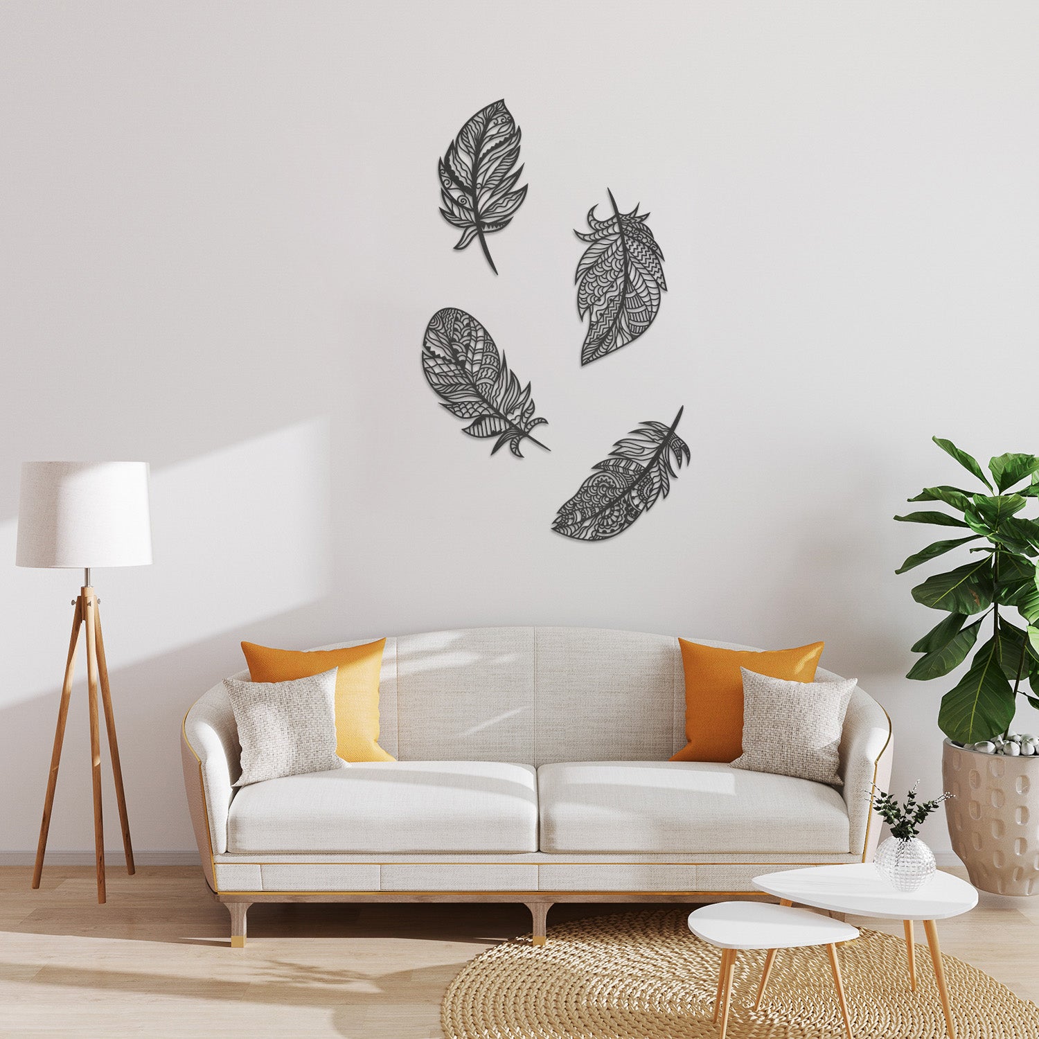 Wanddecoratie | Losse veren