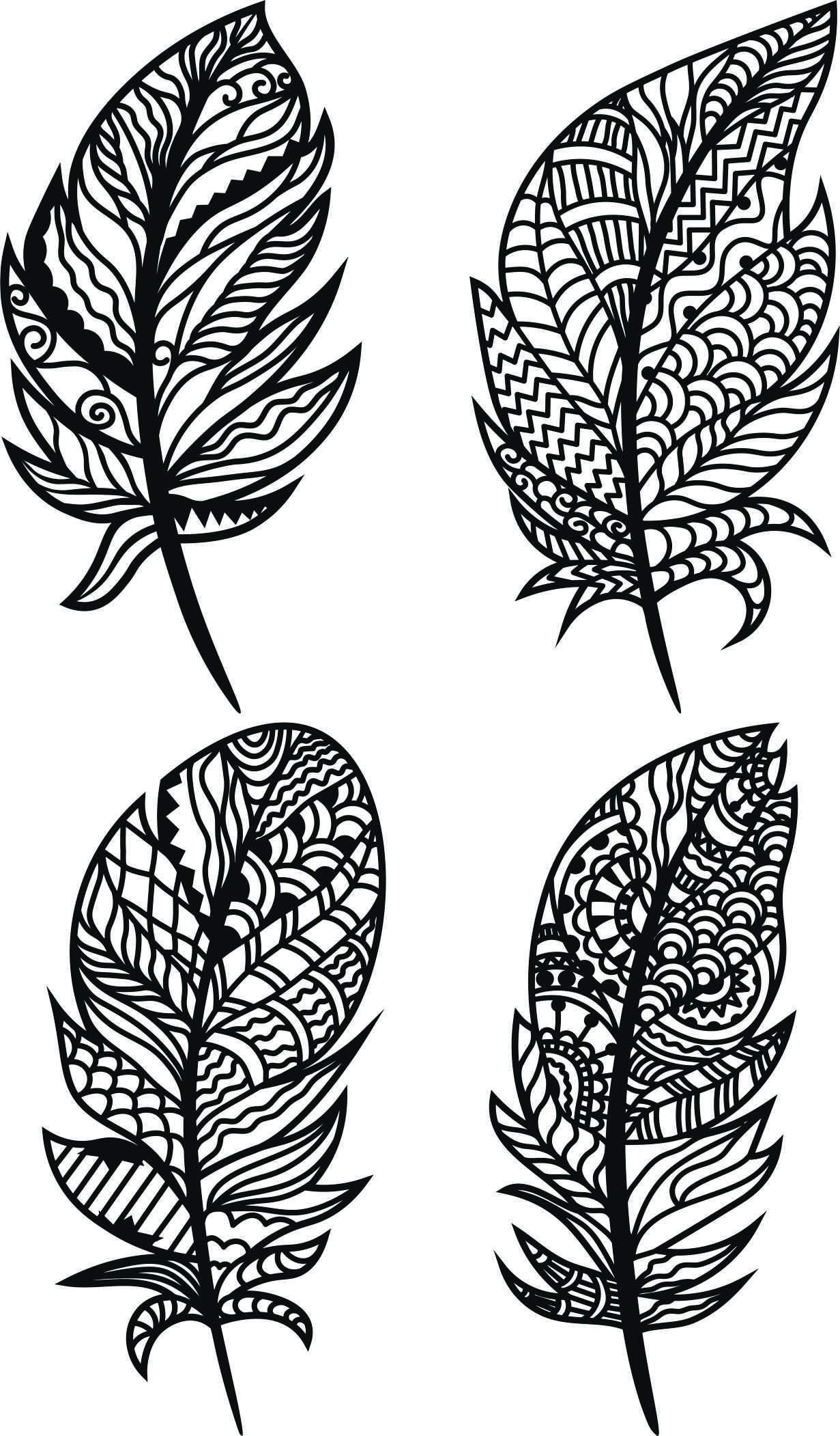 Wanddecoratie | Losse veren - CWL NL