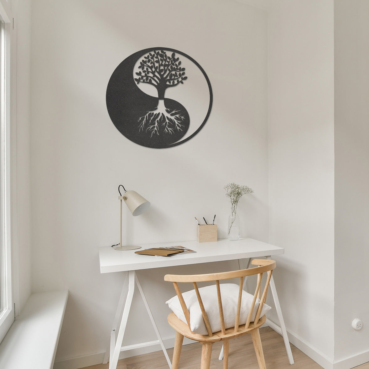 Wanddecoratie | Yin Yang levensboom