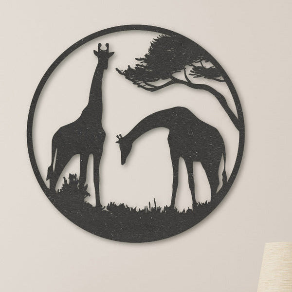 Wanddecoratie dieren | Giraffe