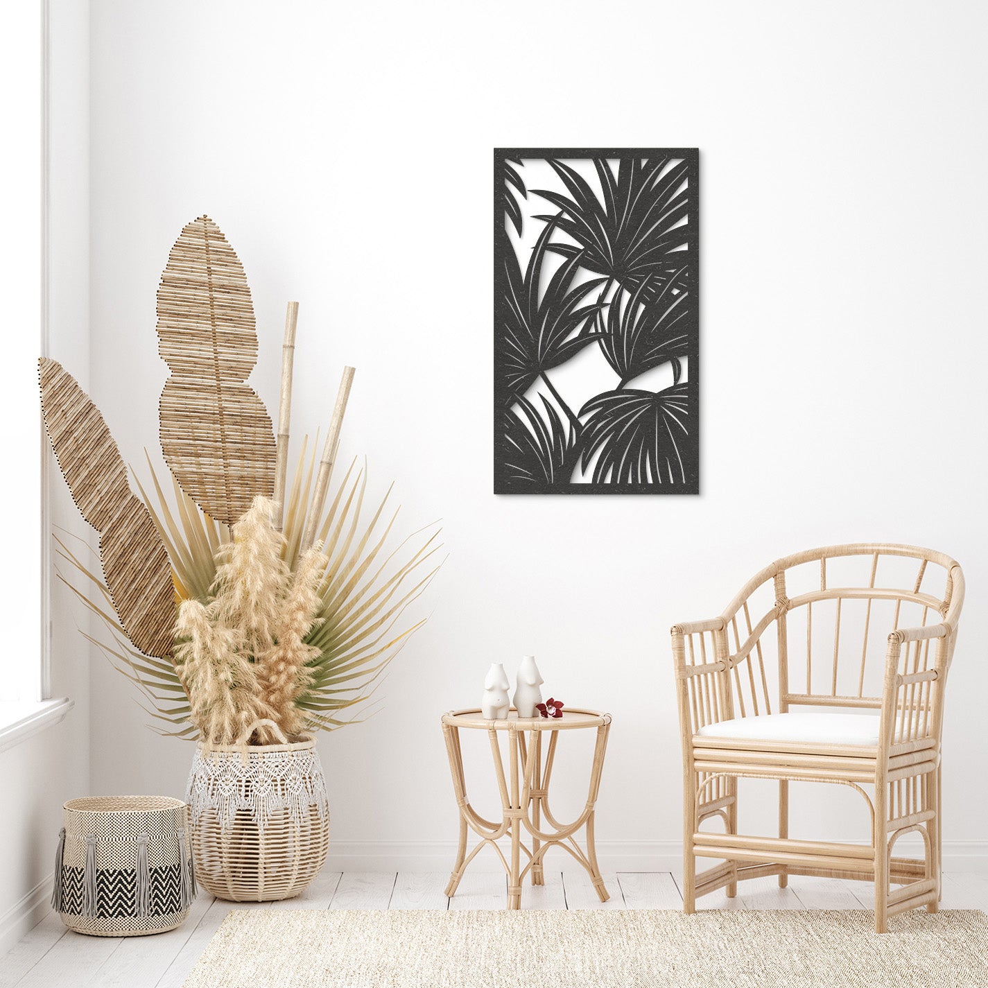 Wanddecoratie | Palmblad in frame