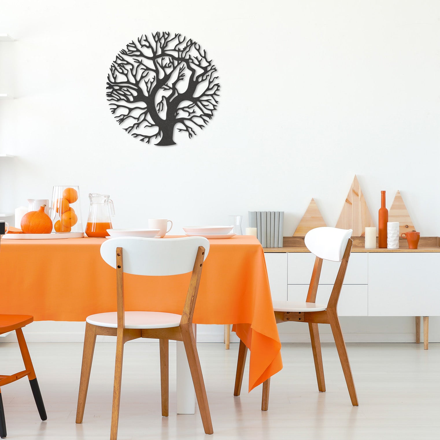 Wanddecoratie | Levensboom rond