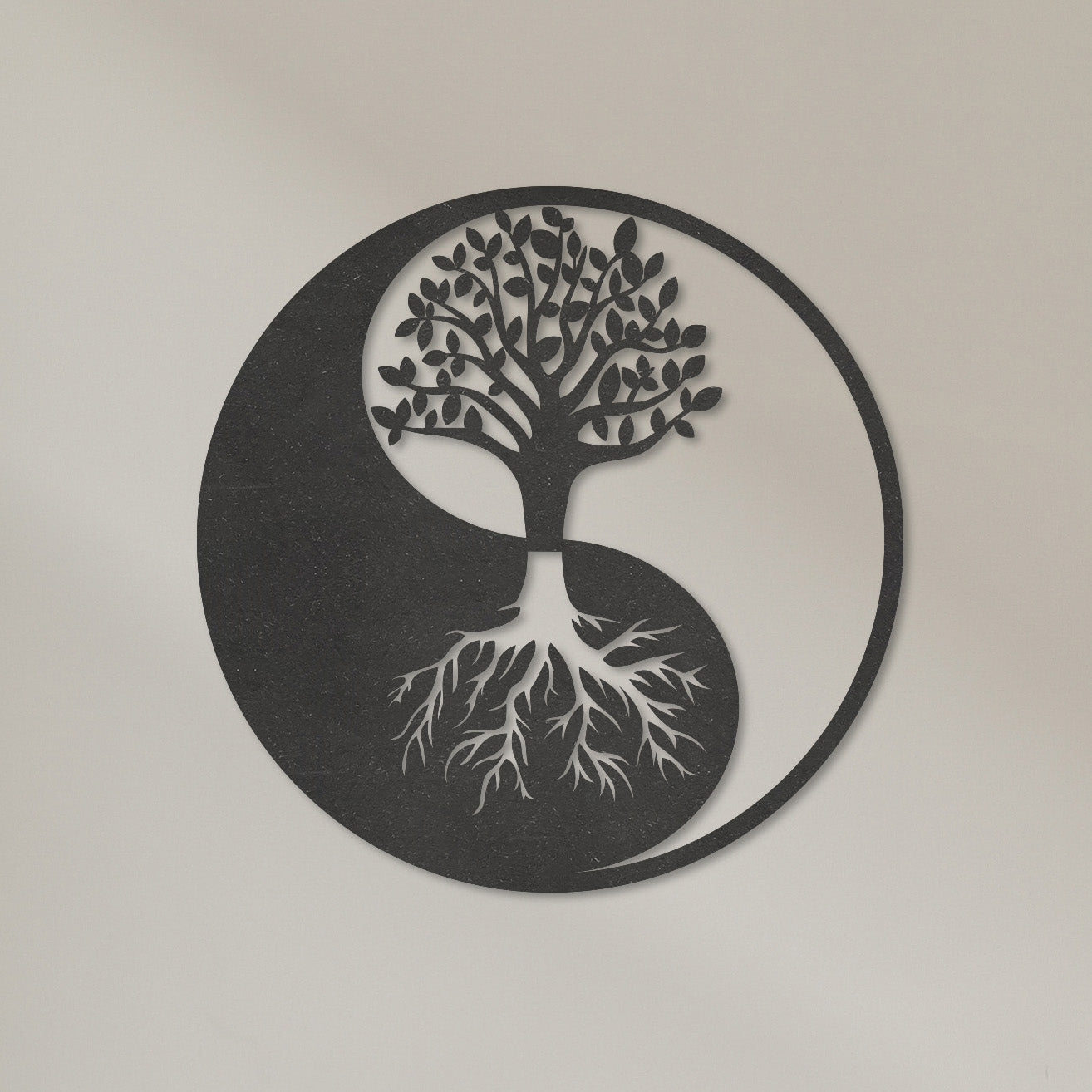 Wanddecoratie | Yin Yang levensboom